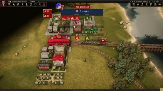 Railroad Corporation: Civil War — screenshot 2