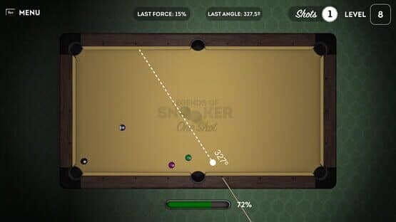 Legends of Snooker: One Shot — screenshot 1