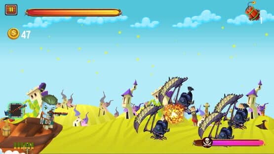 Captain vs. Sky Pirates: Evil Village — screenshot 1