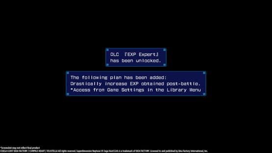 Superdimension Neptune vs. Sega Hard Girls: Exp Expert — screenshot 1