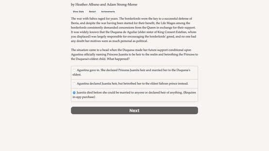 Affairs of the Court: Choice of Romance - Death to the Princess — screenshot 1