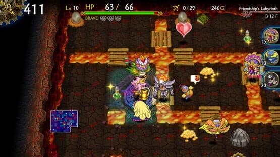 Dragon Fang Z: The Rose & Dungeon of Time - Extra Dungeon: Friendship's Labyrinth — screenshot 1