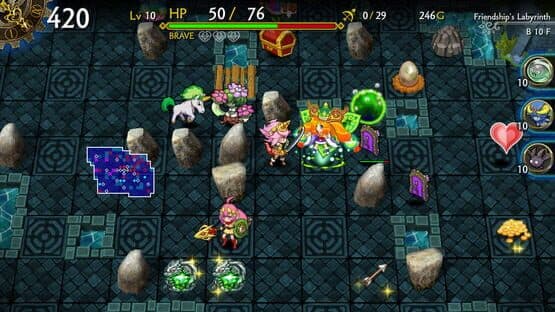 Dragon Fang Z: The Rose & Dungeon of Time - Extra Dungeon: Friendship's Labyrinth — screenshot 4