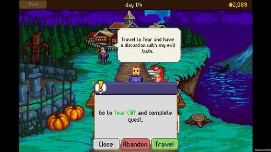 Knights of Pen and Paper: Haunted Fall — screenshot 1