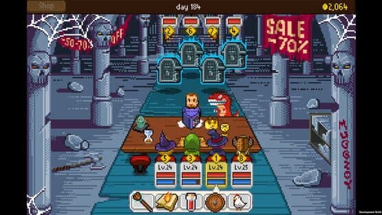 Knights of Pen and Paper: Haunted Fall — screenshot 3