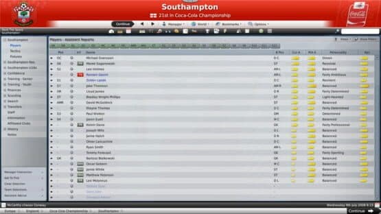Football Manager 2009 — screenshot 2