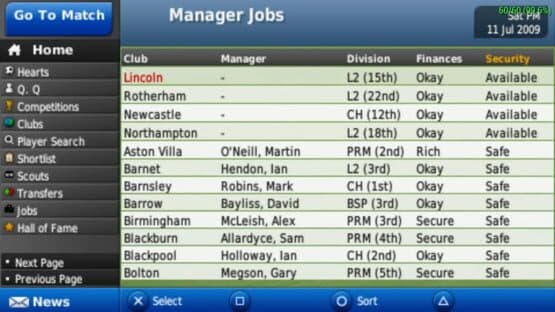Football Manager Handheld 2010 — screenshot 2