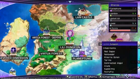 Hyperdimension Neptunia Re;Birth2: Sisters Generation - Lily-ad Dungeon — screenshot 2