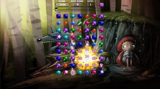 Jewels of the Mysterious Woodland: Fairies Magical Jewel Match Quest — screenshot 1