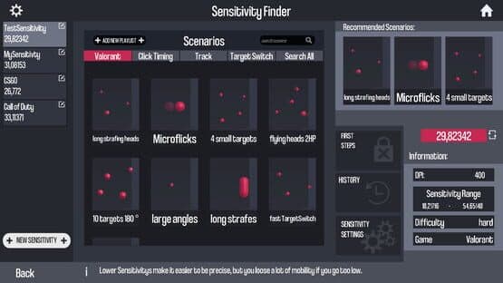 Oblivity: Find your perfect Sensitivity — screenshot 5