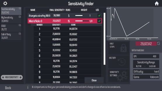 Oblivity: Find your perfect Sensitivity — screenshot 6