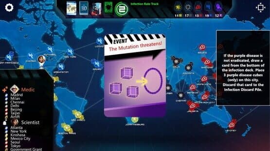 Pandemic: The Board Game - On the Brink: Mutation — screenshot 1