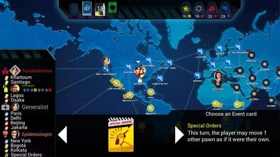 Pandemic: The Board Game - On the Brink: Roles & Events — screenshot 2