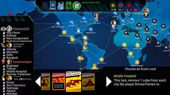Pandemic: The Board Game - On the Brink: Roles & Events — screenshot 3