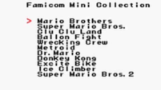 Famicom Mini Collection — screenshot 1
