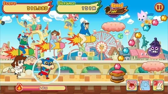 Crayon Shin Chan: The Storm Called! Flaming Kasukabe Runner!! — screenshot 1
