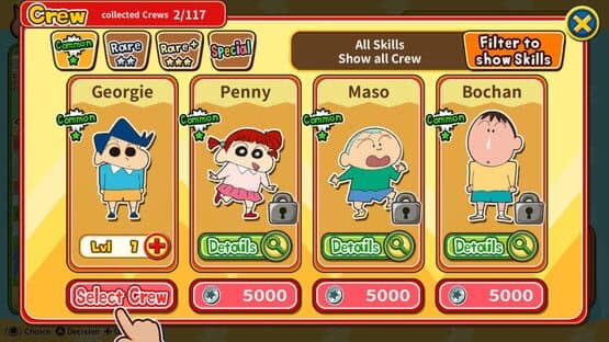 Crayon Shin Chan: The Storm Called! Flaming Kasukabe Runner!! — screenshot 2