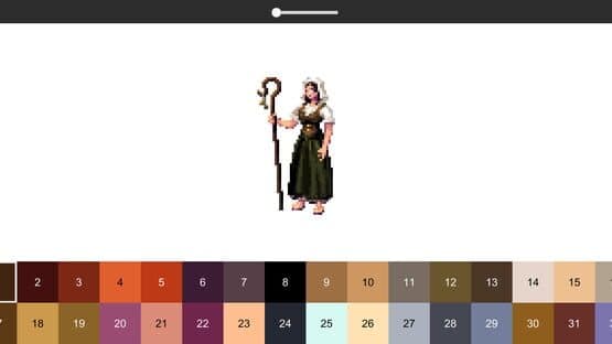 Coloring Pixel: Fantasy Characters — screenshot 1
