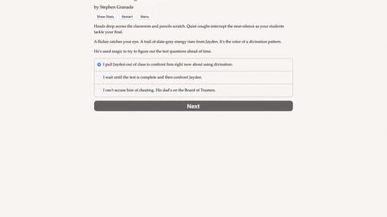 Professor of Magical Studies — screenshot 2
