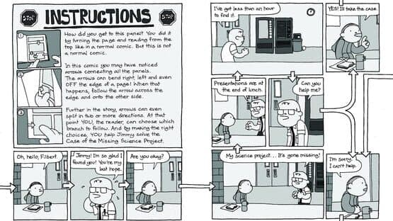 Meanwhile: An Interactive Comic Book - Extra: The Case of the Missing Science Project — screenshot 1