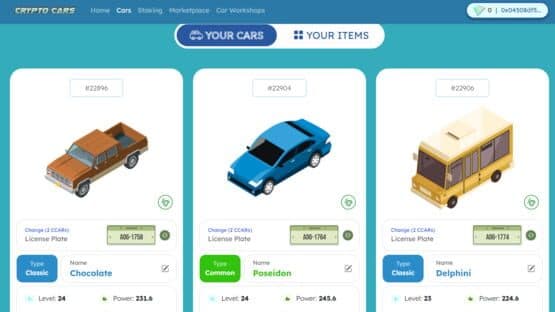 CryptoCars — screenshot 2
