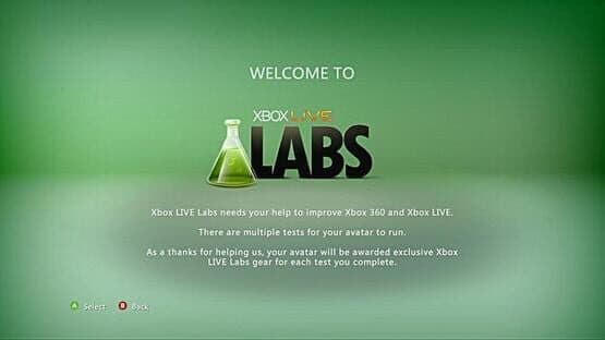 Xbox Live Labs — screenshot 1