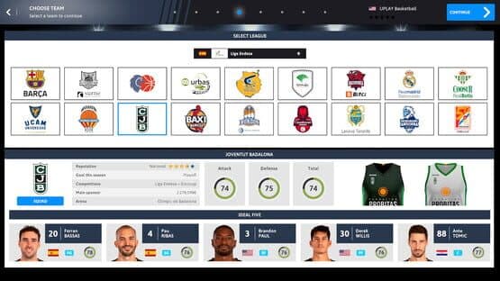 International Basketball Manager 22 — screenshot 1