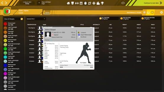 Boxing Club Manager — screenshot 2