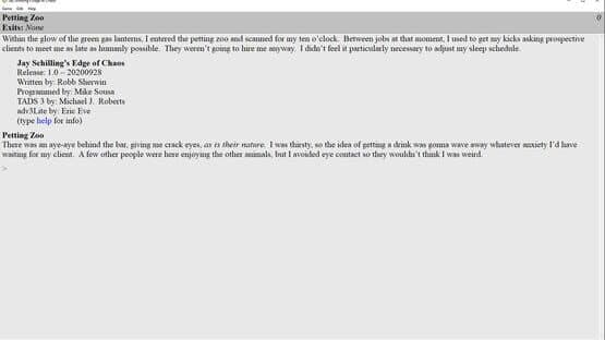 Jay Schilling's Edge of Chaos — screenshot 3