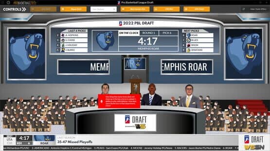 Draft Day Sports: Pro Basketball 2022 — screenshot 1