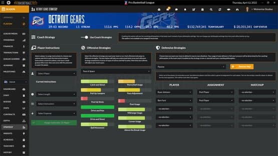 Draft Day Sports: Pro Basketball 2022 — screenshot 4