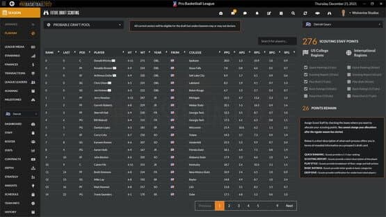 Draft Day Sports: Pro Basketball 2022 — screenshot 5