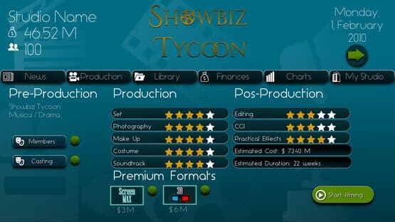 Showbiz Tycoon — screenshot 3