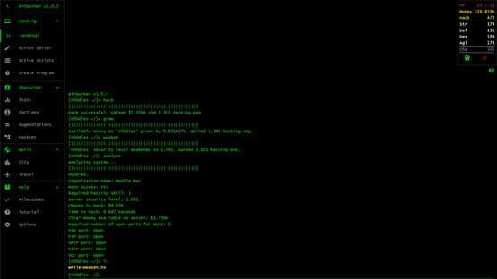Bitburner — screenshot 3