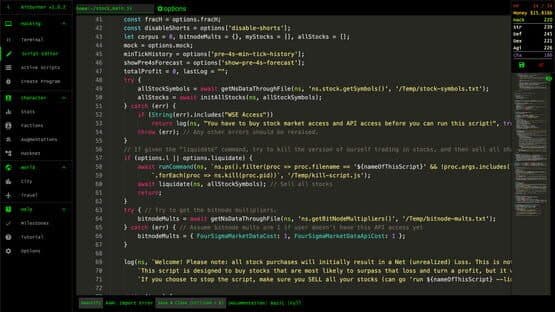 Bitburner — screenshot 7