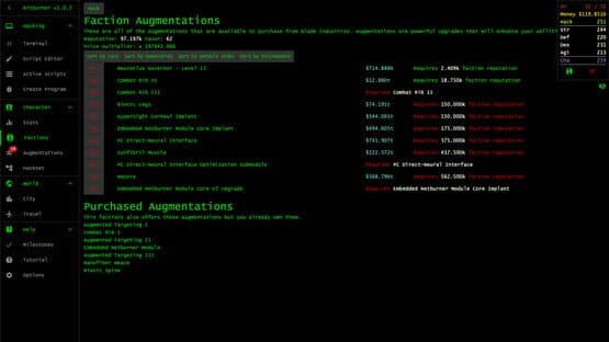 Bitburner — screenshot 8