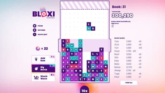 Bloxi: The Word Game — screenshot 1