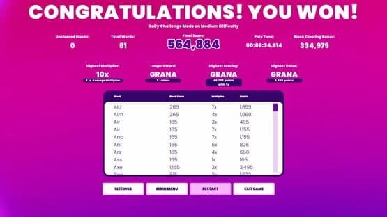 Bloxi: The Word Game — screenshot 6