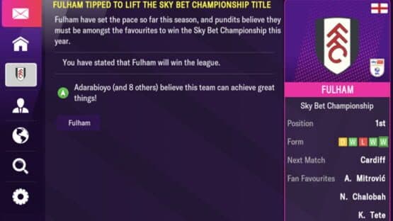 Football Manager 2022 Mobile — screenshot 1