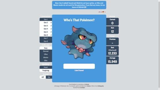 Who's That Pokémon? — screenshot 1