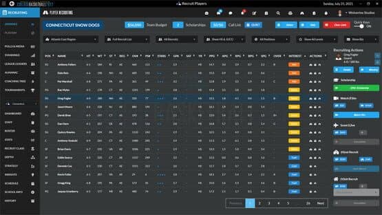 Draft Day Sports: College Basketball 2022 — screenshot 1