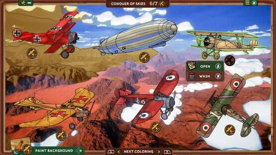 Red Wings: Coloring Planes — screenshot 3