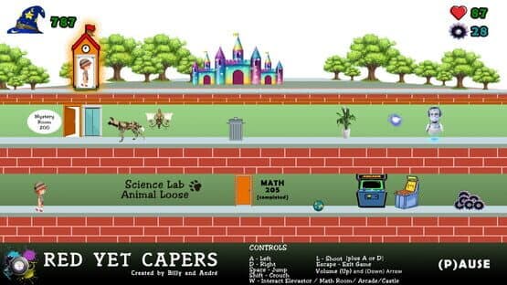 Red Yet Capers: Math vs Mayhem — screenshot 1