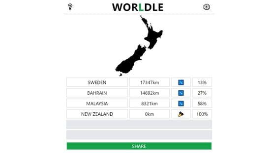 Worldle — screenshot 1