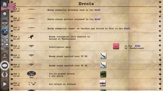 Carrier Battles 4 Guadalcanal: Submarines & Torpedo Alley Scenario — screenshot 2