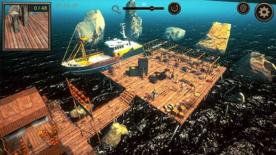 Hidden Floating City Top-Down 3D — screenshot 1