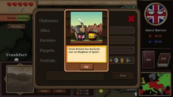 Countryball: Europe 1890 — screenshot 5
