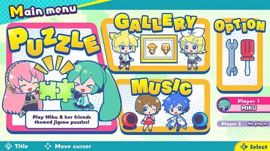 Hatsune Miku Jigsaw Puzzle — screenshot 1
