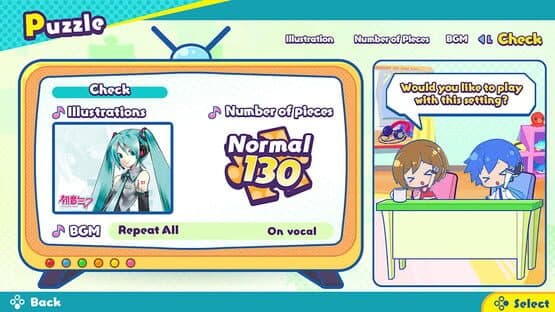 Hatsune Miku Jigsaw Puzzle — screenshot 2
