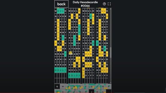 Hexadecordle — screenshot 1